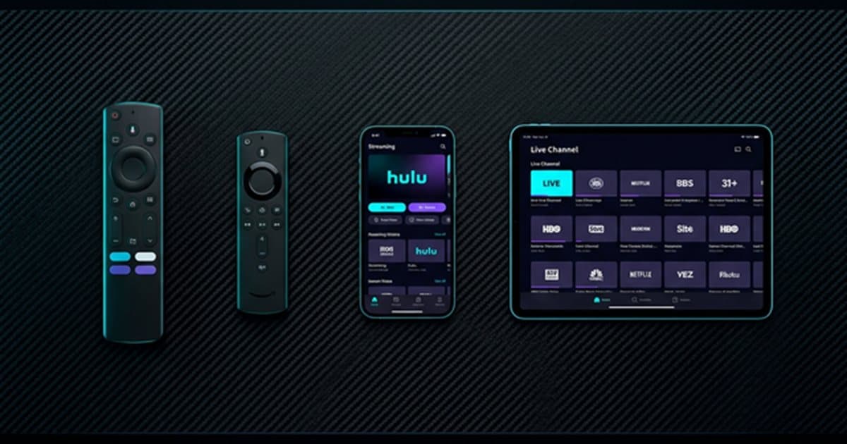 PLIMA4K setup shown on a television, tablet, and mobile device